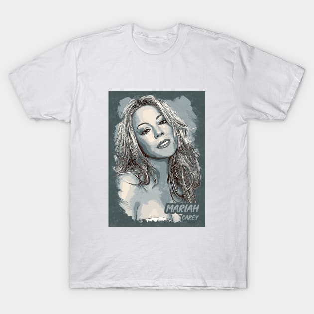 Mariah Carey Poster Art T-Shirt by Rezronauth